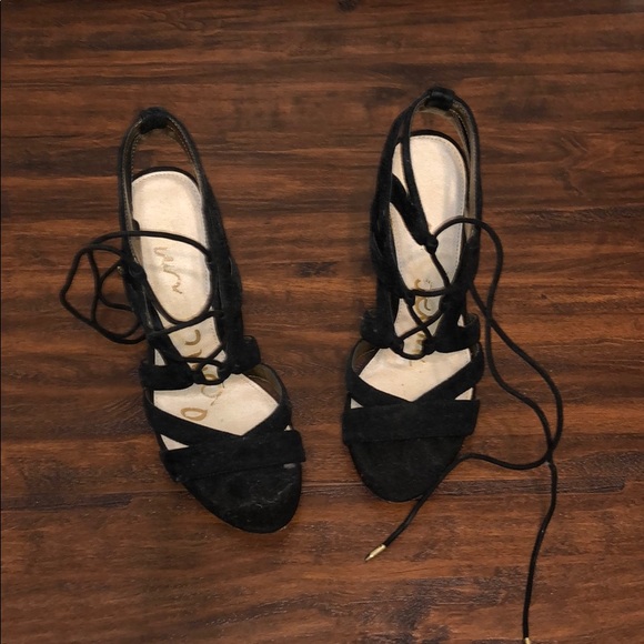 Sam Edelman Black Yardley Heels - Picture 2 of 4